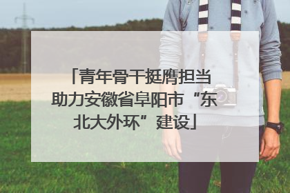 青年骨干挺膺担当 助力安徽省阜阳市“东北大外环”建设