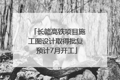 长赣高铁项目施工图设计取得批复 预计7月开工