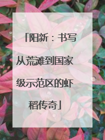 阳新：书写从荒滩到国家级示范区的虾稻传奇