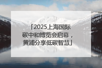 2025上海国际碳中和博览会启幕，黄浦分享低碳智慧