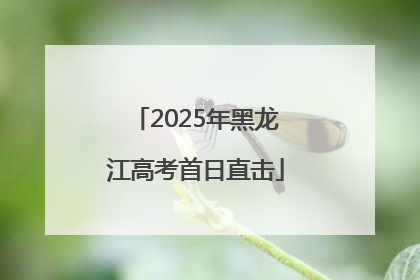 2025年黑龙江高考首日直击