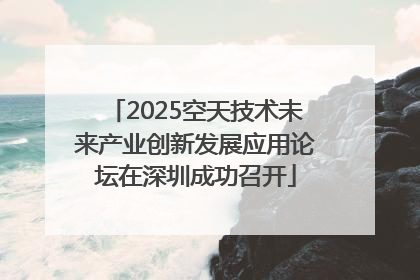 2025空天技术未来产业创新发展应用论坛在深圳成功召开