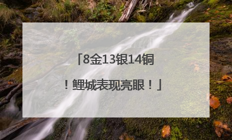 8金13银14铜！鲤城表现亮眼！